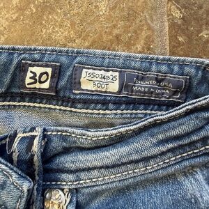 Miss Me Vintage Bootcut Blue Jeans
